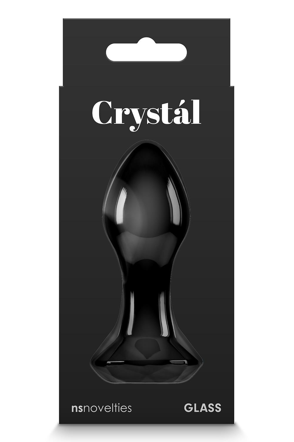 Скляна пробка NS Novelties CRYSTAL GEM BLACK