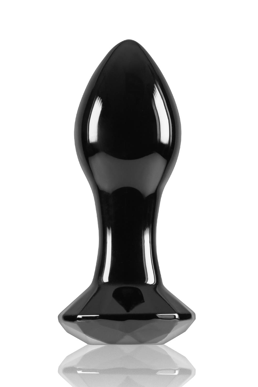 Скляна пробка NS Novelties CRYSTAL GEM BLACK