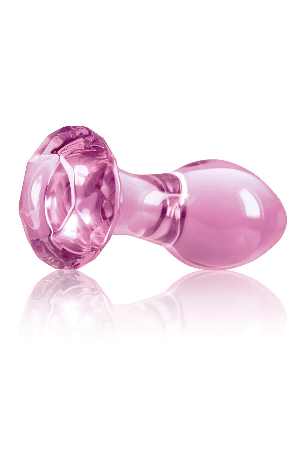 Скляна пробка NS Novelties CRYSTAL GEM PINK