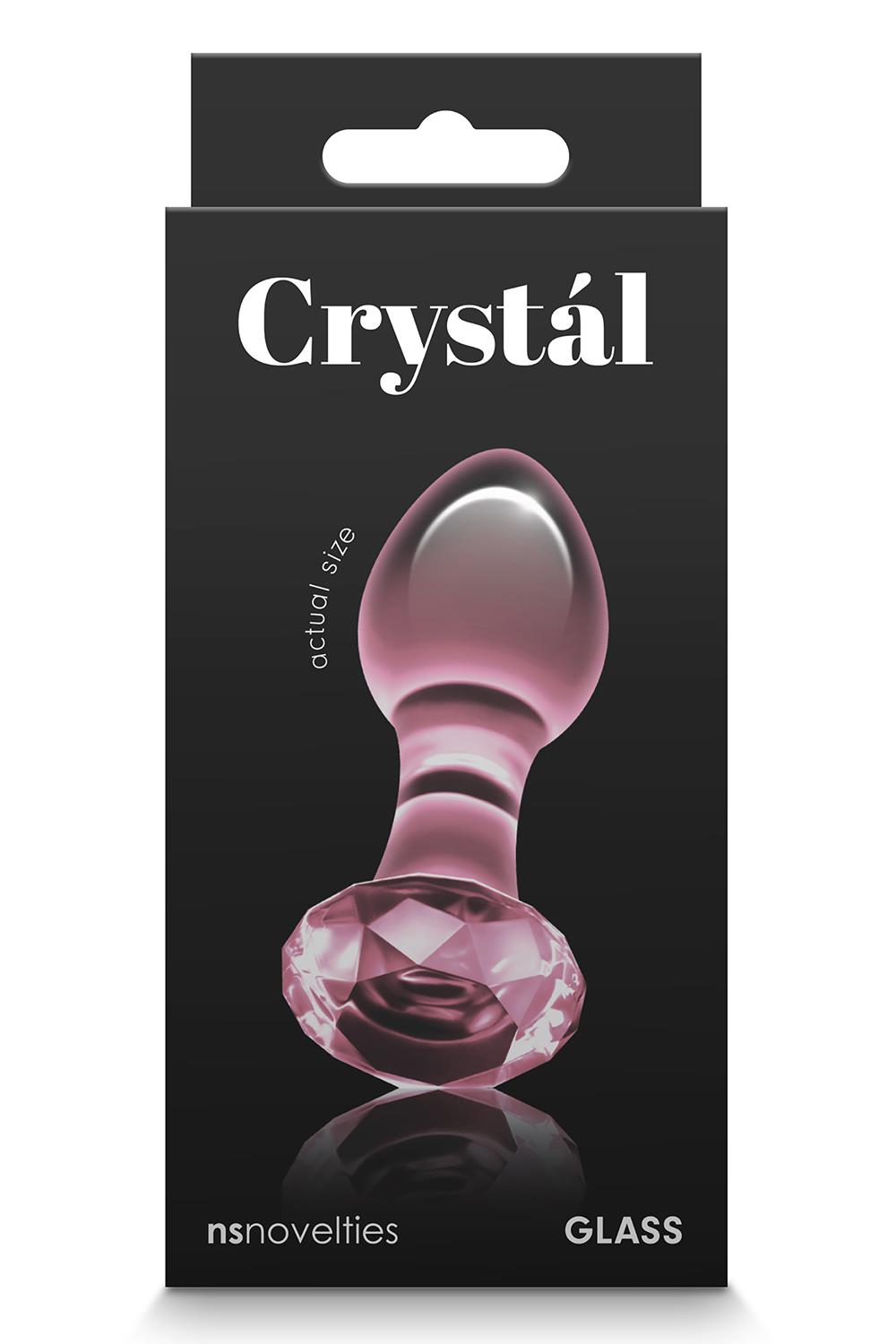 Скляна пробка NS Novelties CRYSTAL GEM PINK