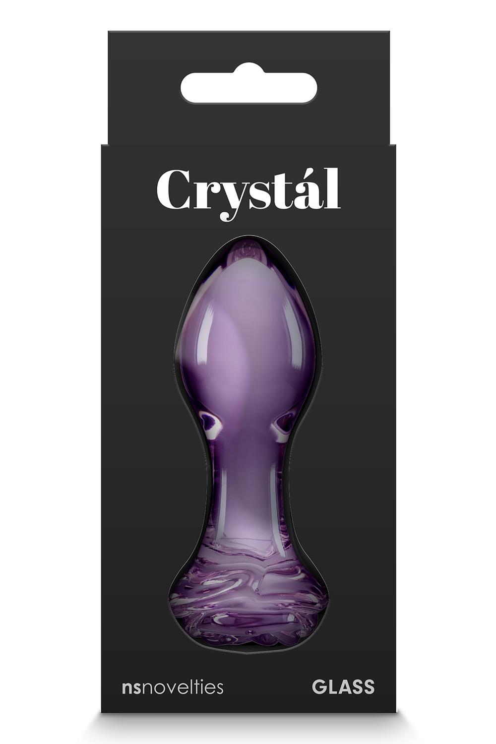 Скляна пробка NS Novelties CRYSTAL ROSE PURPLE