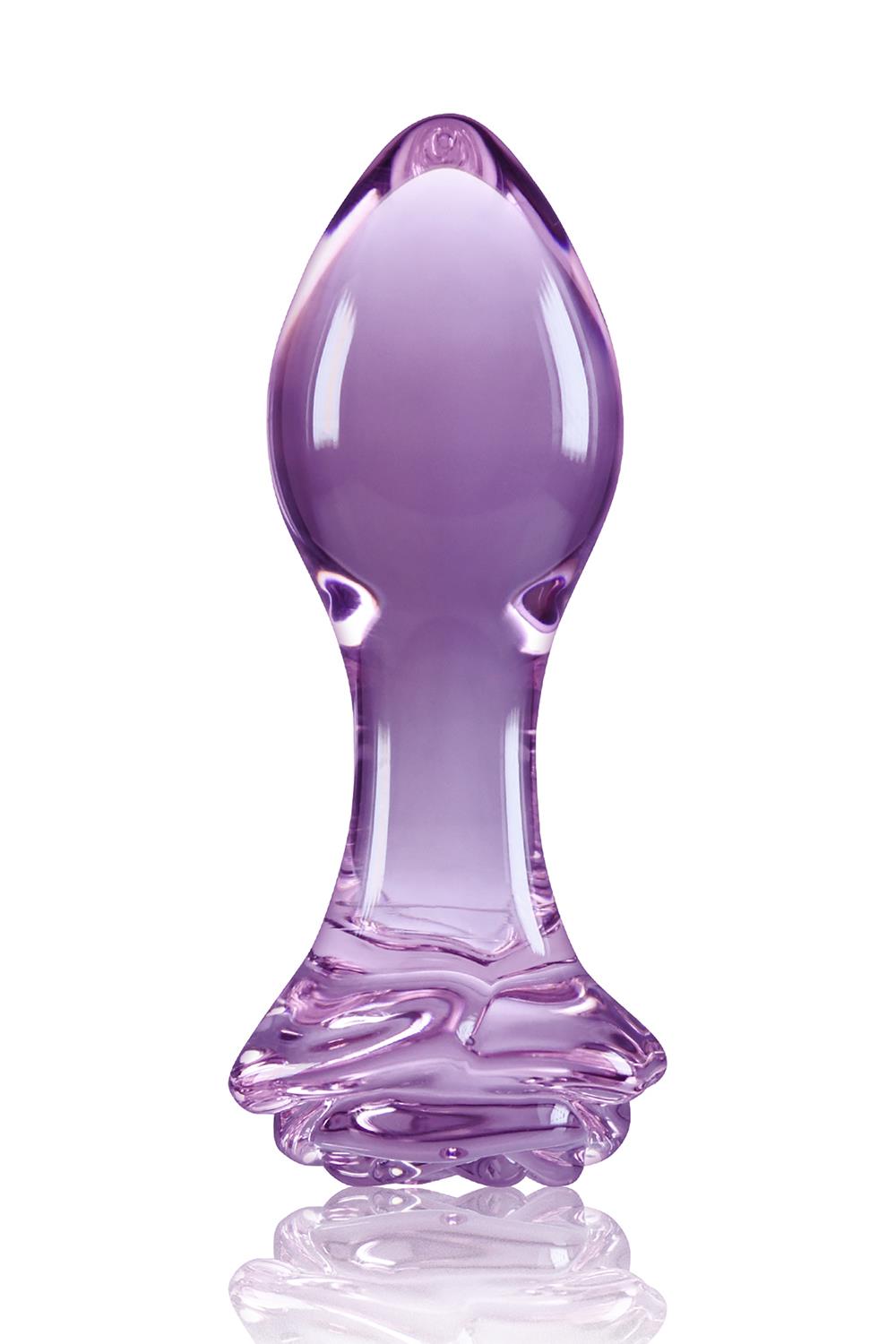 Скляна пробка NS Novelties CRYSTAL ROSE PURPLE