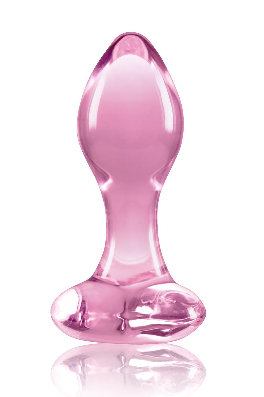 Скляна пробка NS Novelties CRYSTAL HEART PINK