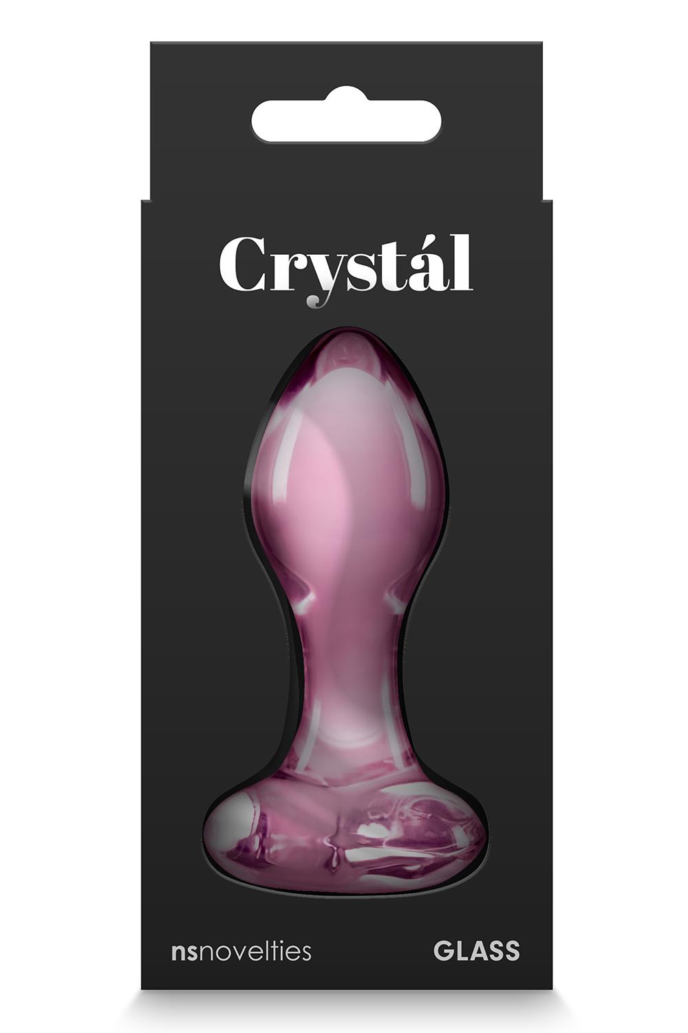 Скляна пробка NS Novelties CRYSTAL HEART PINK