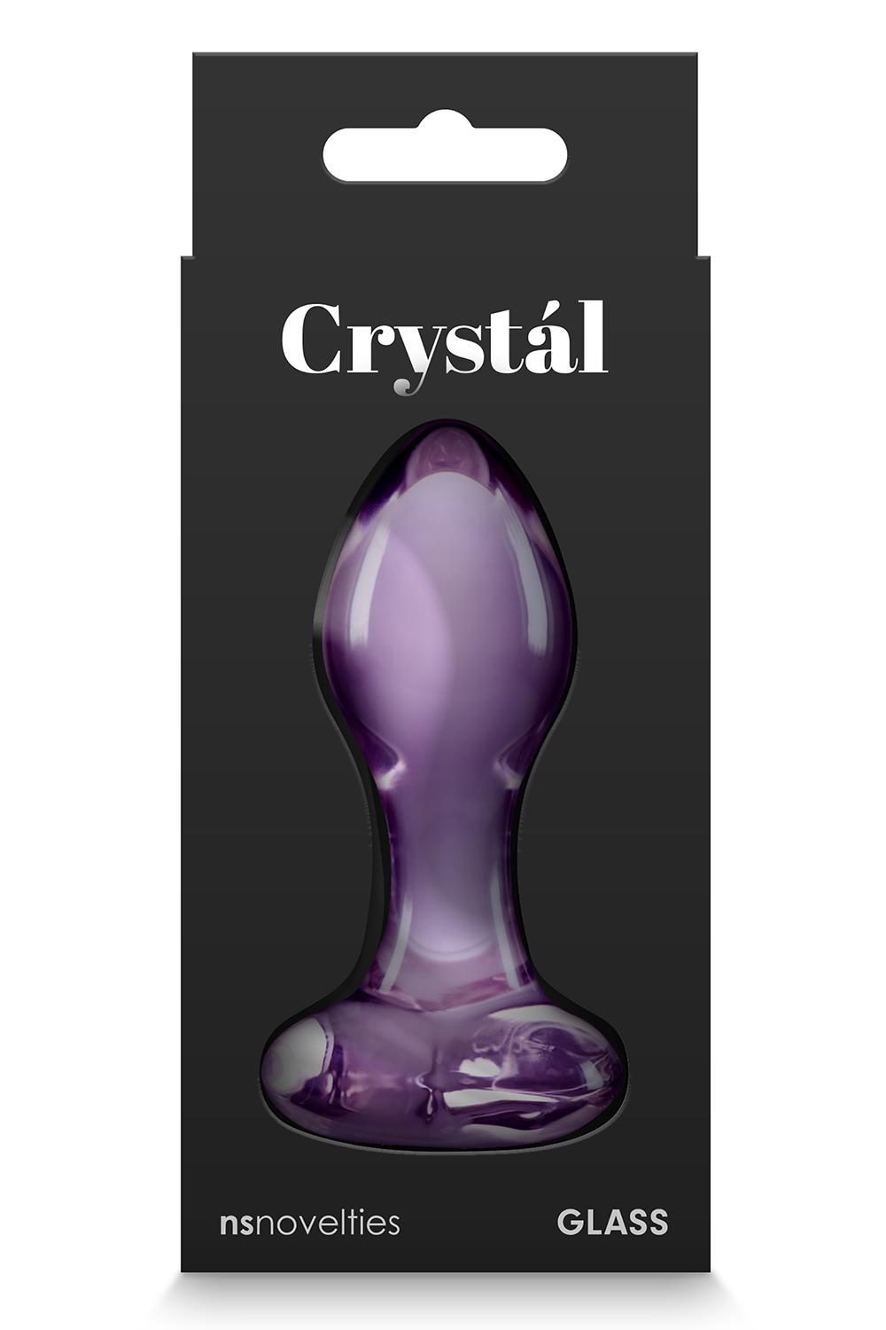 Скляна пробка NS Novelties CRYSTAL HEART PURPLE