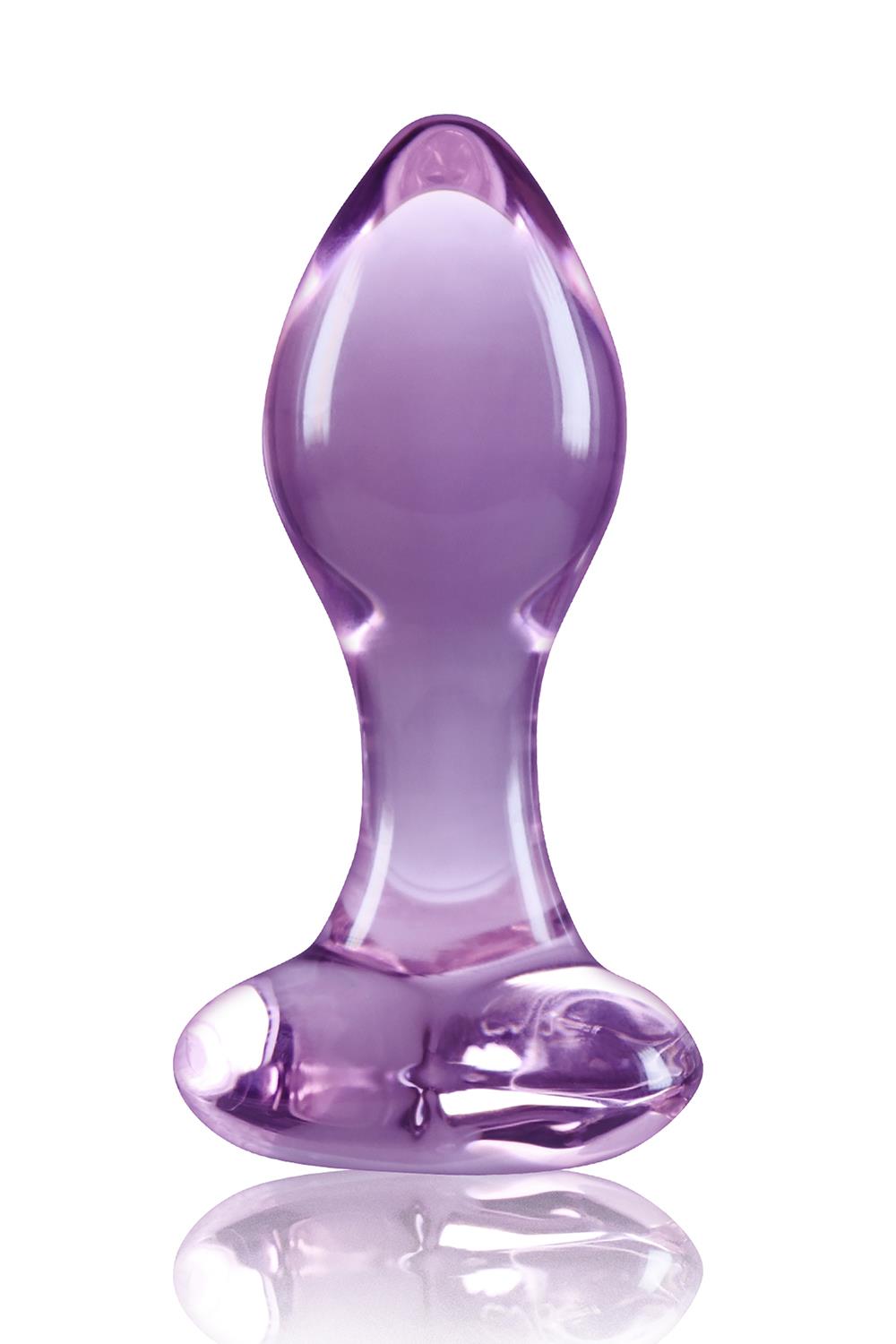 Скляна пробка NS Novelties CRYSTAL HEART PURPLE