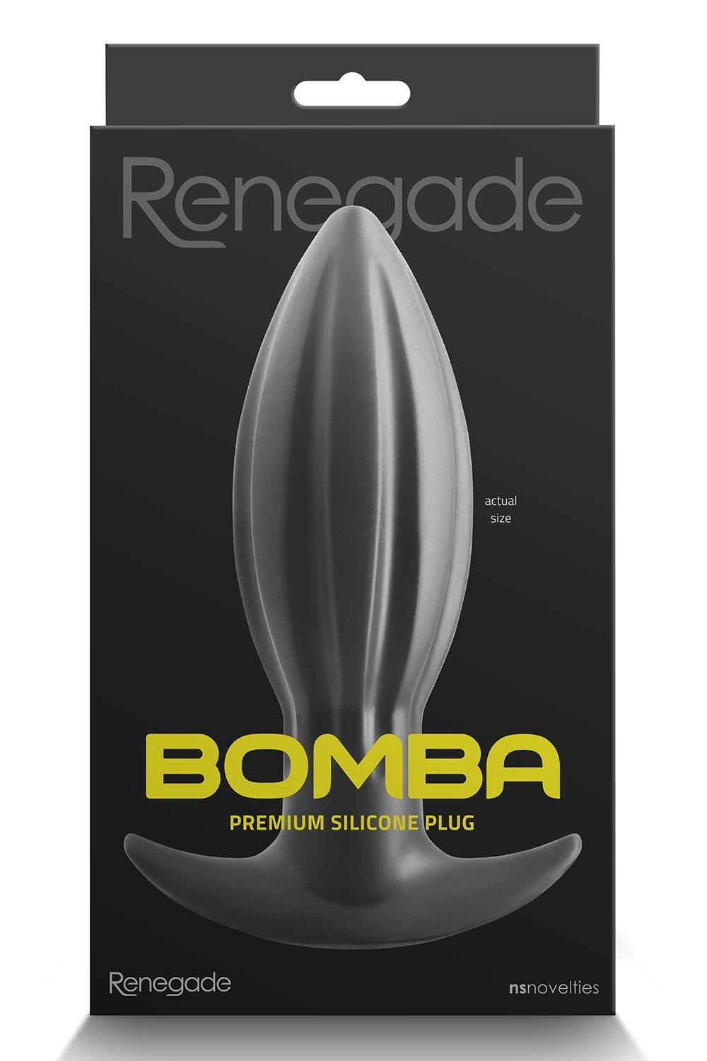 Анальна пробка NS Novelties RENEGADE BOMBA BLACK SMALL