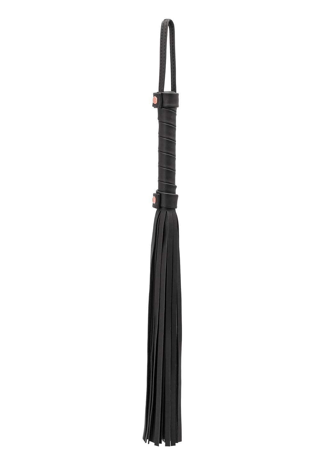 Флогер NS Novelties BONDAGE COUTURE FLOGGER BLACK