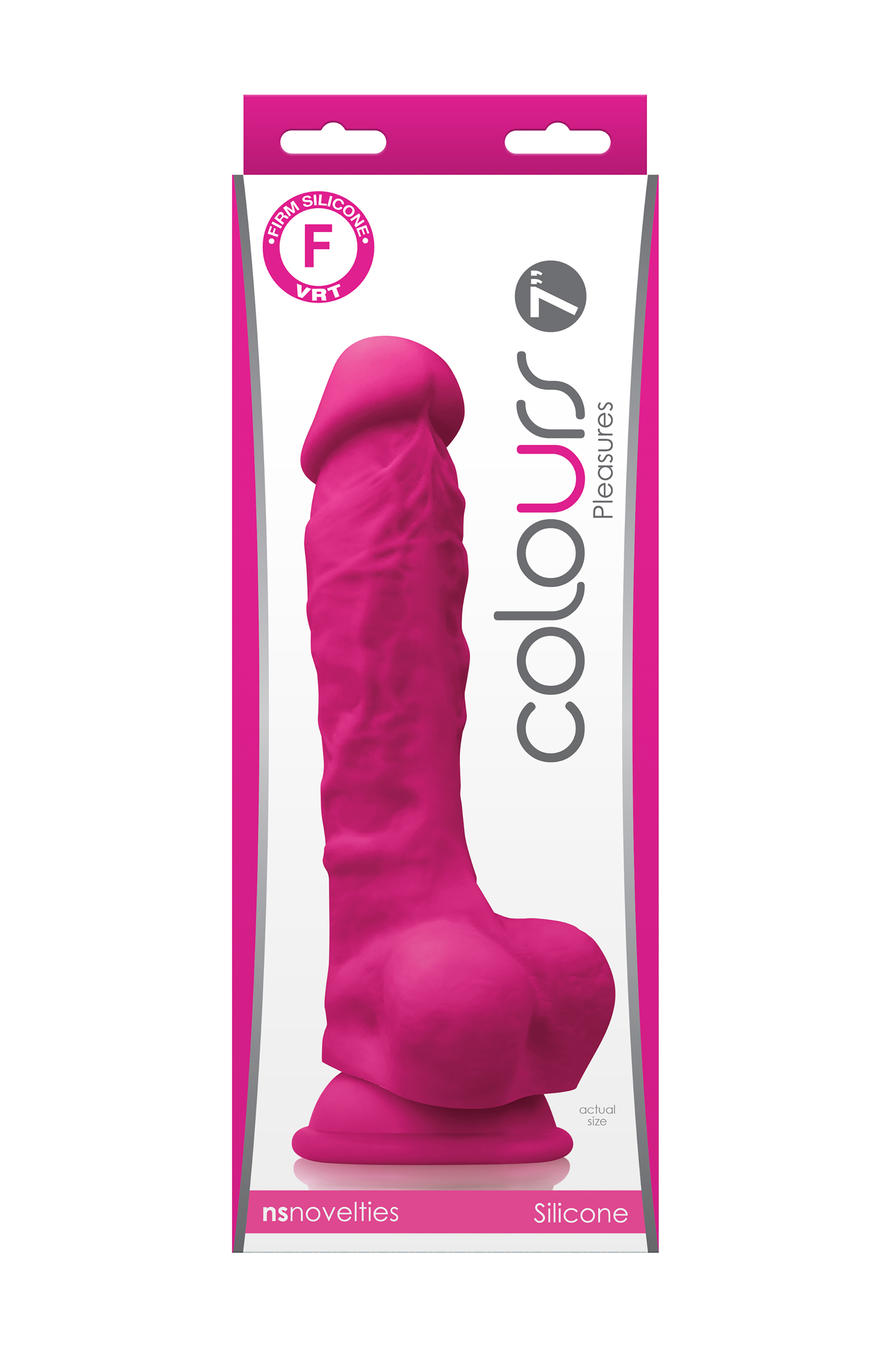 Фалоімітатор силікон NS Novelties COLOURS PLEASURES 7