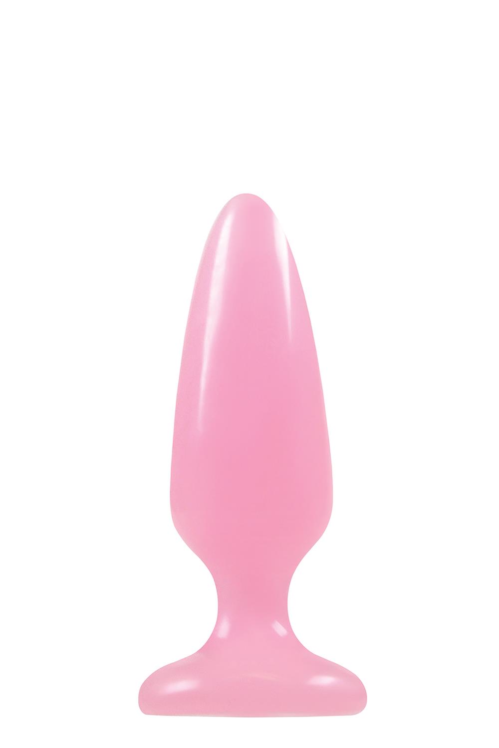 Анальная пробка светящаяся NS Novelties FIREFLY PLEASURE PLUG MEDIUM PINK