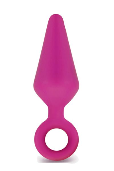 Анальний плаг Luxe CANDY RIMMER LARGE FUCHSIA