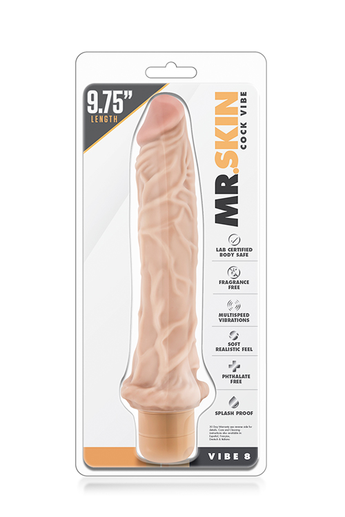 Вібратор Mr. SKIN COCK VIBE 8