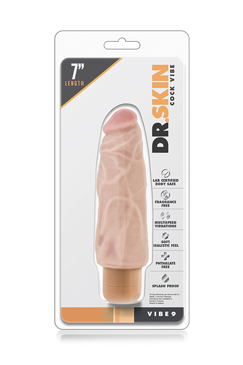 Вібратор Mr. SKIN COCK VIBE VIBE 9 BEIGE