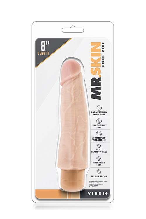 Вібратор Mr. SKIN COCK VIBE 14