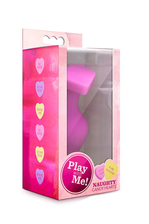 Анальный плаг PLAY WITH ME CANDY HEART BE MINE PINK