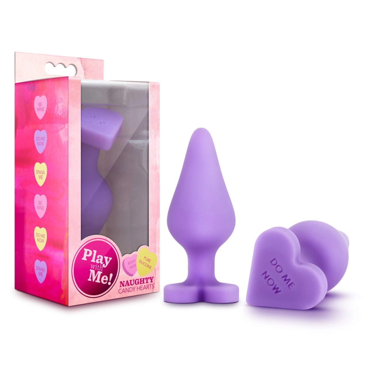 Анальная пробка PLAY WITH ME CANDY HEART DO ME PURPLE