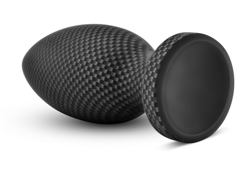 Анальна пробка силікон BLUSH SPARK SILICONE PLUG SMALL CARBON FIBER
