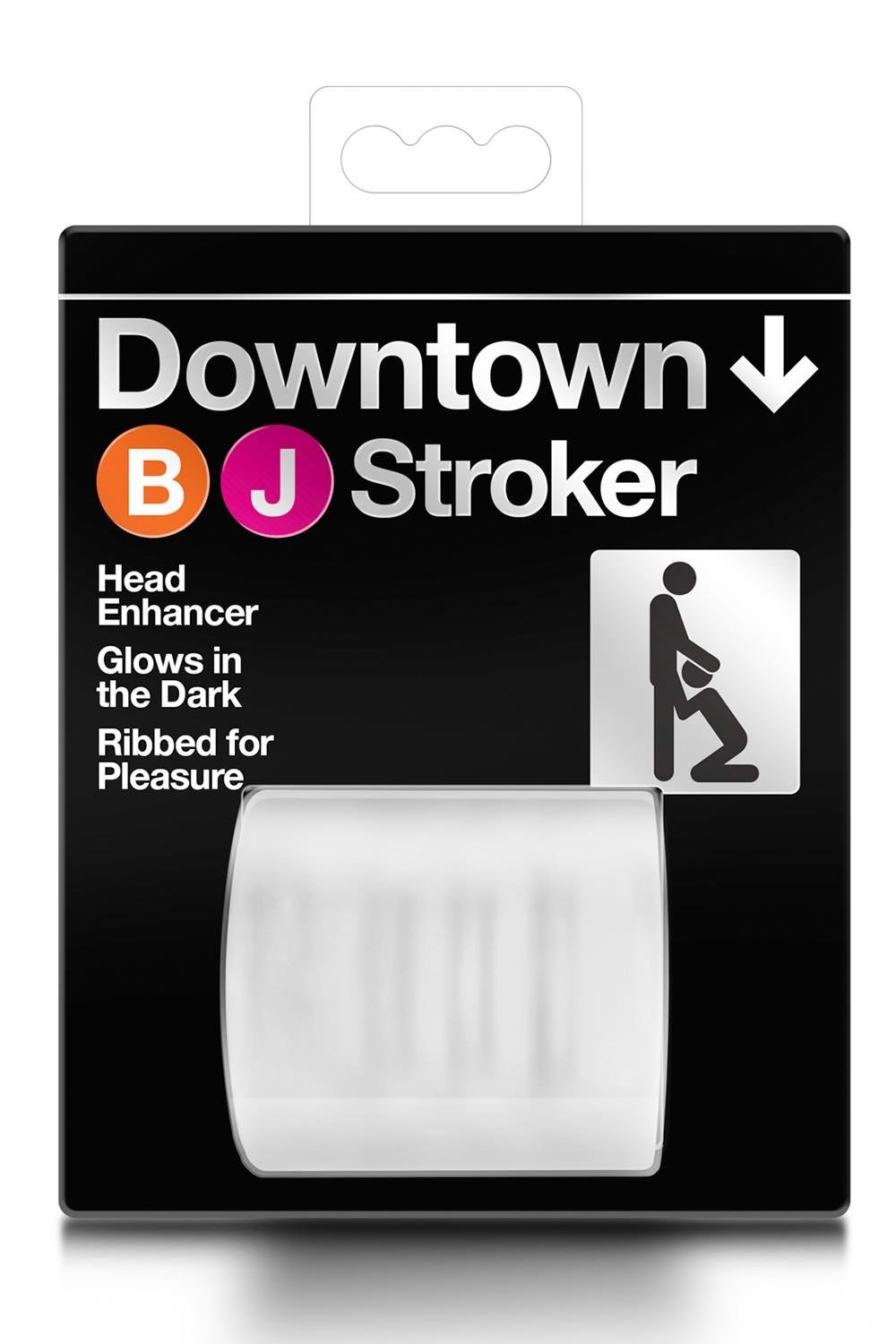 Мастурбатор для оральних ласк Blush Downtown Stroker прозорий