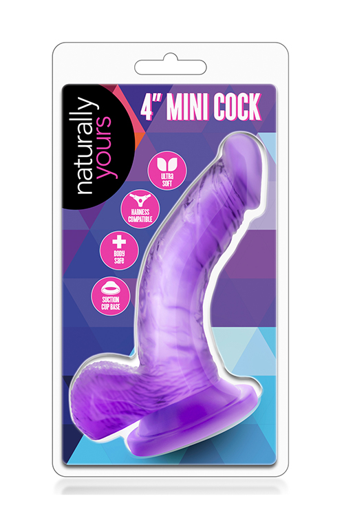 Фалоімітатор NATURALLY YOURS 4INCH MINI COCK PURPLE