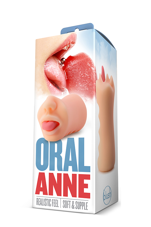 Мастурбатор-Ротік з язиком Blush Oral Anne