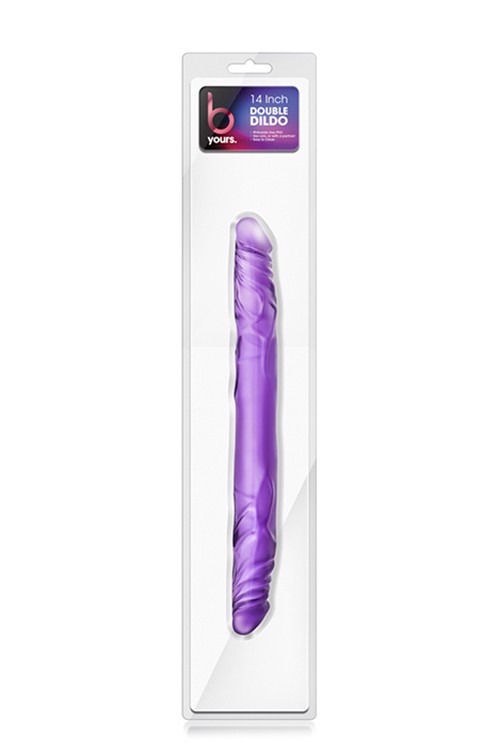 Двойной фаллоимитатор B YOURS 18INCH DOUBLE DILDO PURPLE