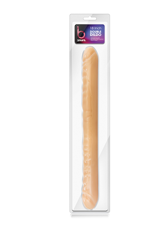 T330743 подвійний фалоімітатор B YOURS 18inch DOUBLE DILDO BEIGE