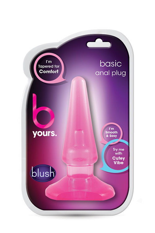 Анальна пробка BASIC ANAL PLUG PINK