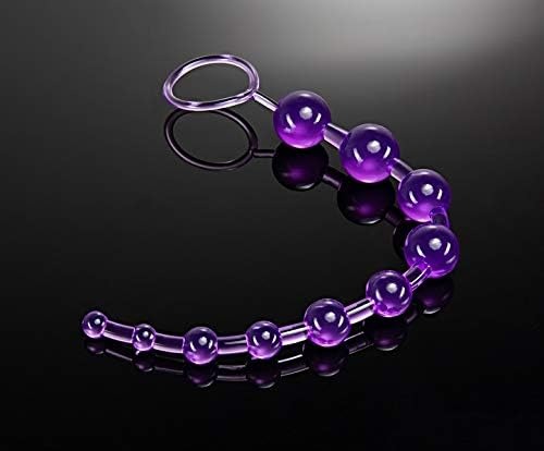 Анальний ланцюжок Blush B Yours Basic Beads фіолетовий, 32.3 х 2.3 см