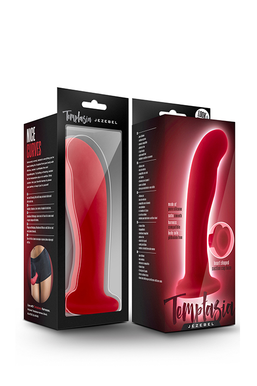 Фалоімітатор на присоску TEMPTASIA JEZEBEL CRIMSON