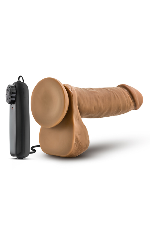 Вібромасажер LOVERBOY SOCCER CHAMP 8INCH DILDO MOCHA