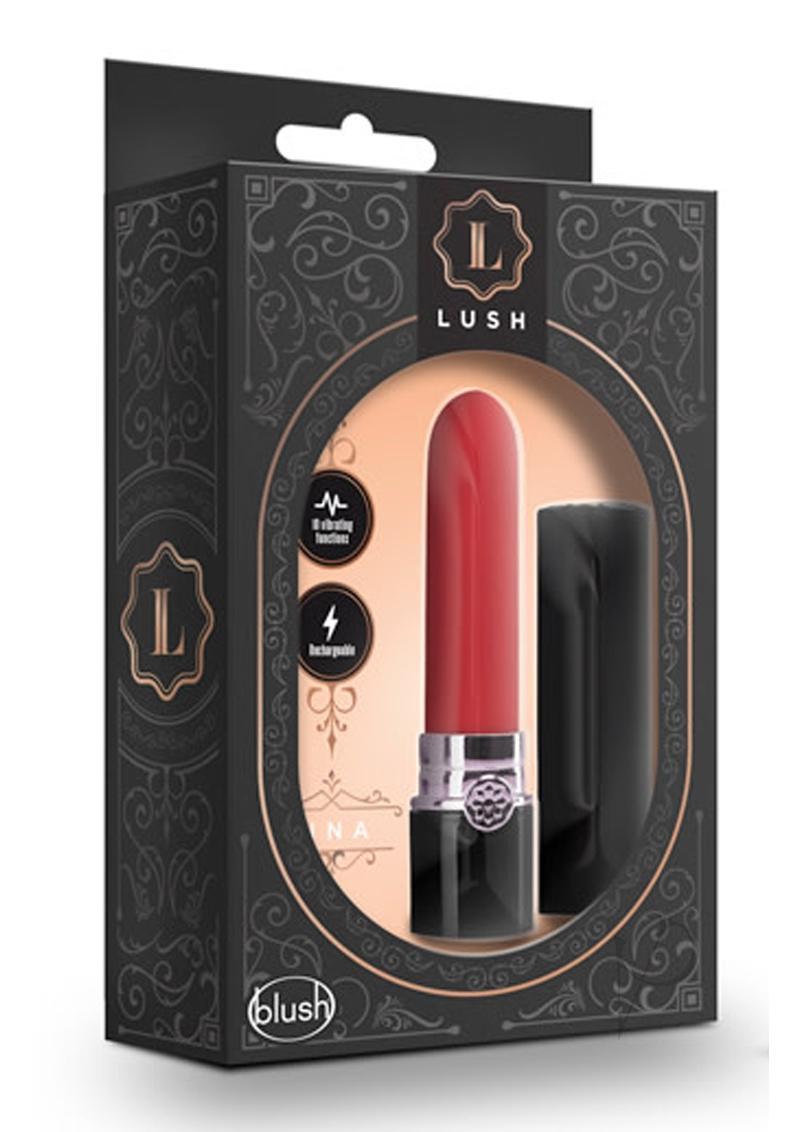 Вибратор в форме Помады Blush lipstick Lush Red