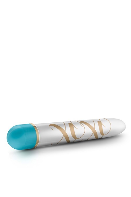 Вибратор Дамский пальчик Blush Xoxo, бело-голубой, 14.5 х 2.5 см