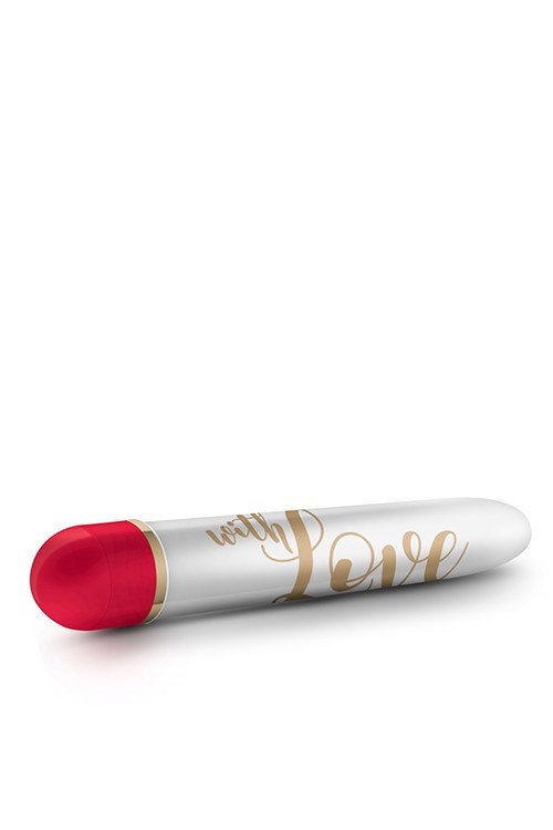 Вібратор Дамський пальчик Blush Love, біло-червоний, 14.5 х 2.5 см