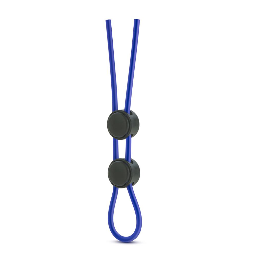 T331084 регульоване ерекційне кільце STAY HARD DOUBLE LOOP BLUE