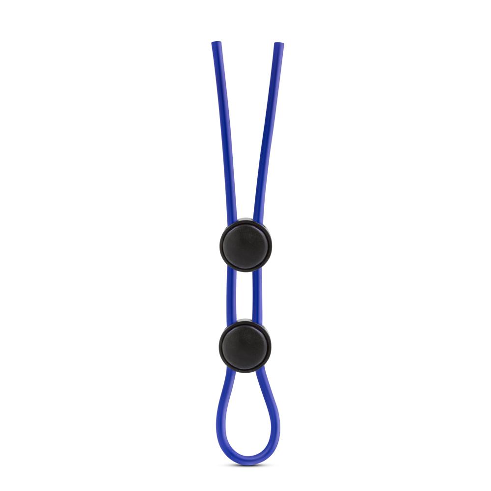 T331084 регульоване ерекційне кільце STAY HARD DOUBLE LOOP BLUE