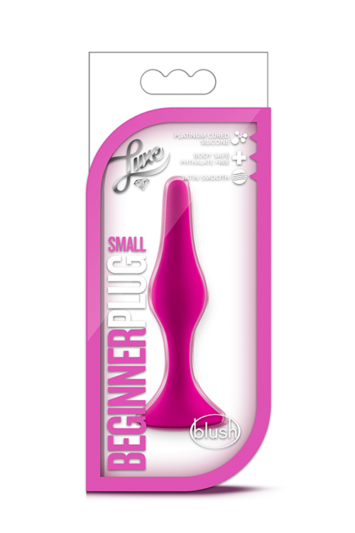 T331143 маленька анальна пробка LUXE BEGINNER PLUG Small, PINK