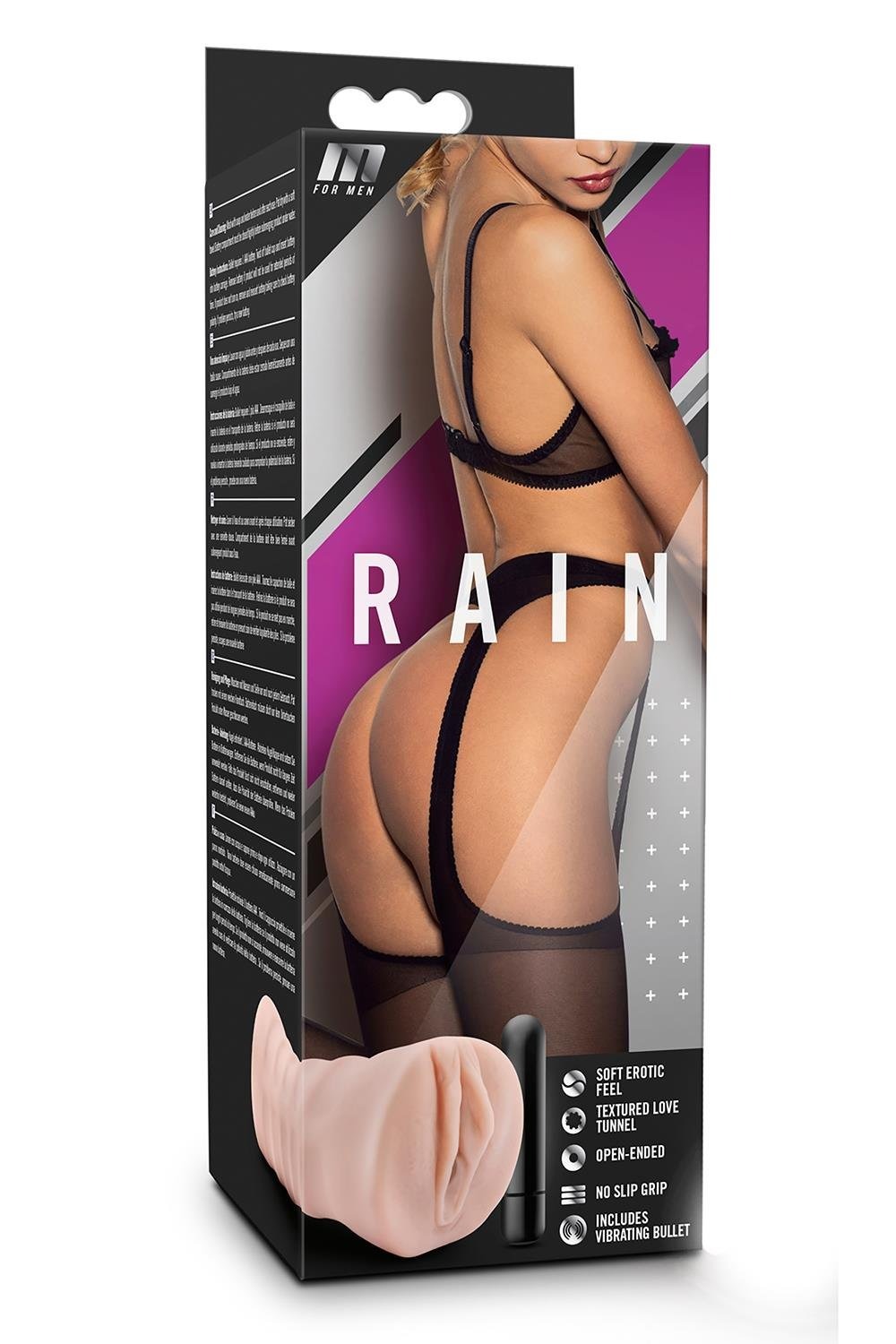 Мастурбатор-вагіна з вібрацією Blush M For Men тілесний