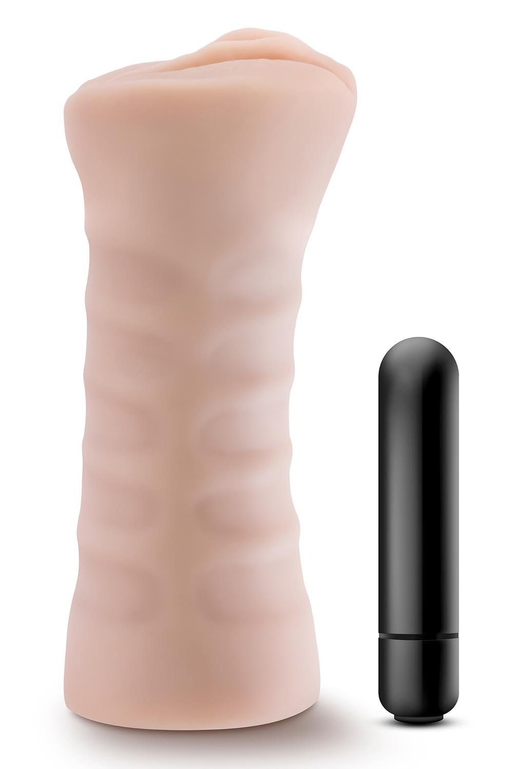 Мастурбатор-вагіна з вібрацією Blush M For Men тілесний