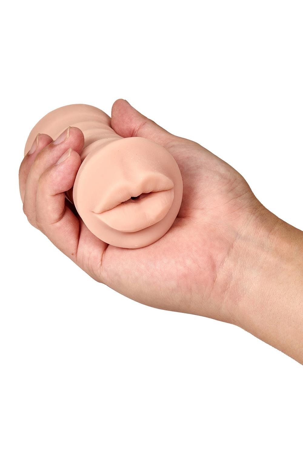Мастурбатор в виде рта с вибропулей Blush M for Men Angie телесный