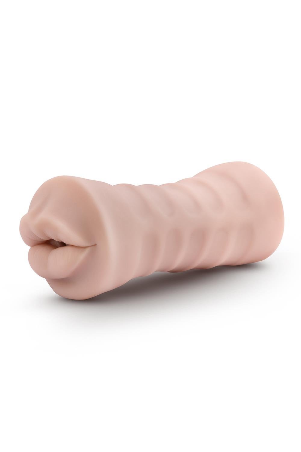 Мастурбатор в виде рта с вибропулей Blush M for Men Angie телесный
