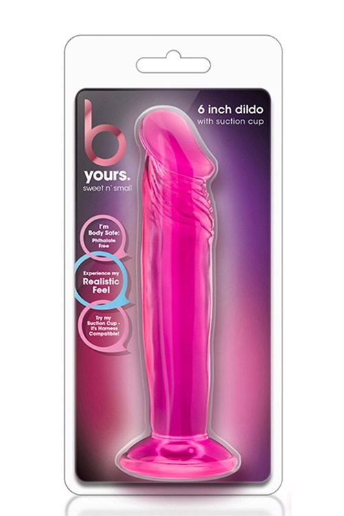 Анальна пробка у вигляді члена Blush B Yours на присосці, рожева