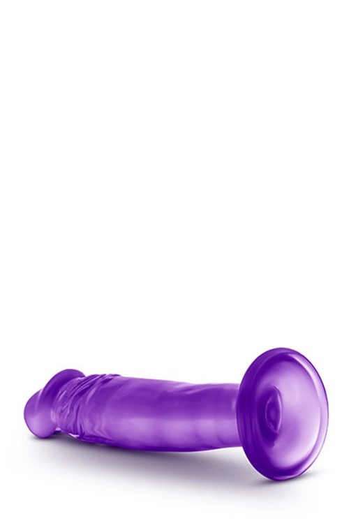 Фаллоимитатор реалистичный, на присоске Blush B Yours Sweet N фиолетовый, 16.5 х 3.8 см