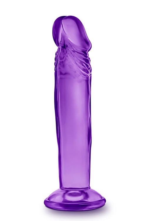 Фаллоимитатор реалистичный, на присоске Blush B Yours Sweet N фиолетовый, 16.5 х 3.8 см