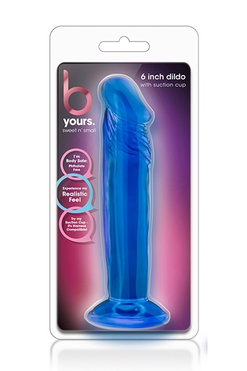 Анальний фалоімітатор-пробка Blush B Yours, синій, 16 х 3.5 см