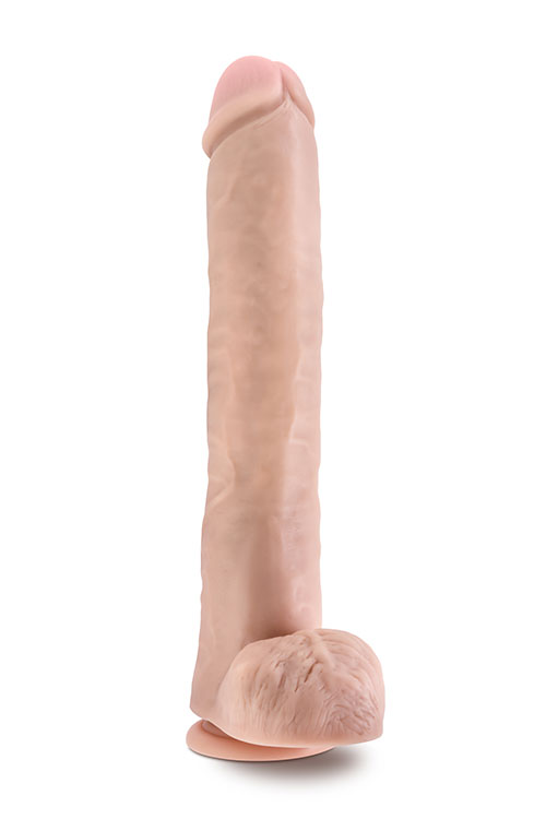 Фалоімітатор гігант кібершкіра au NATUREL DADDY 14INCH SENSA FEEL