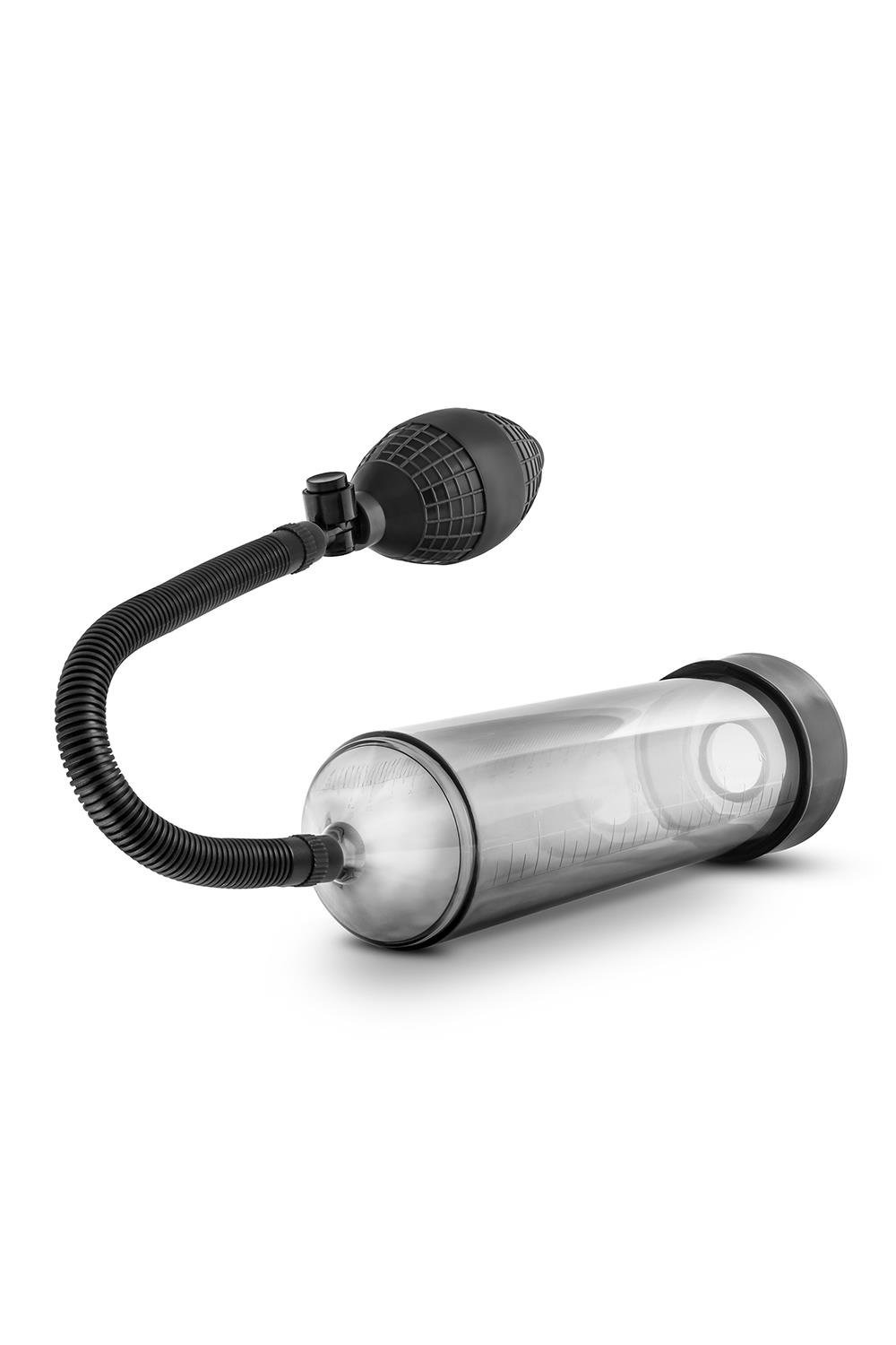 Вакуумна помпа Blush Performance VX101 з ерекційним кільцем, прозоро-чорна