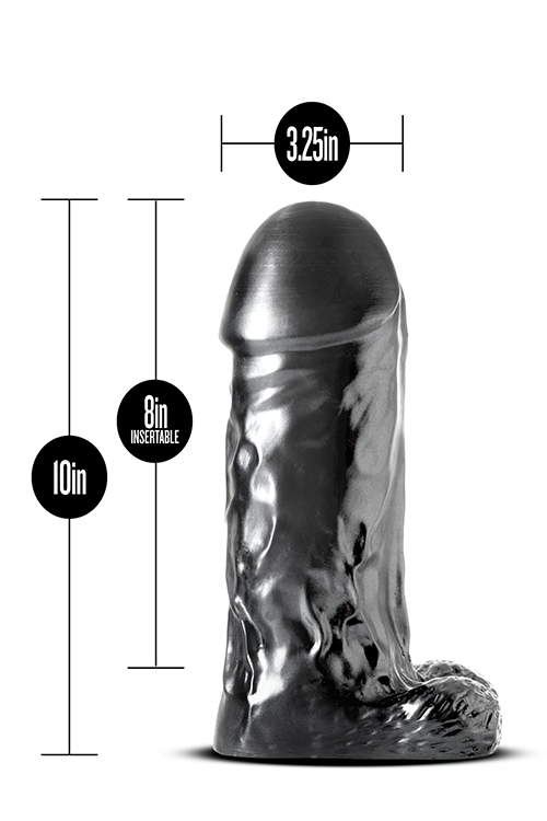 Фалоімітатор гігант JET DESTROYER CARBON METALLIC BLACK
