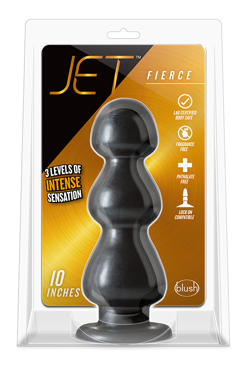 Велика анальна пробка JET FIERCE CARBON METALLIC BLACK