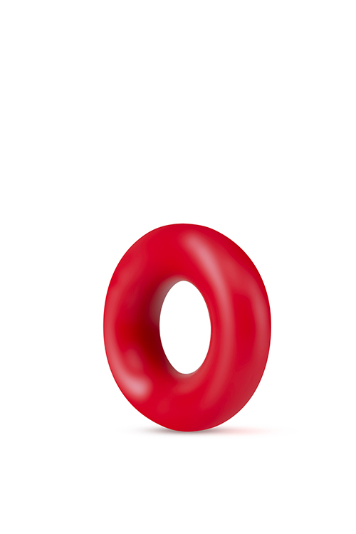 Набор эрекционных колец STAY HARD DONUT RINGS RED