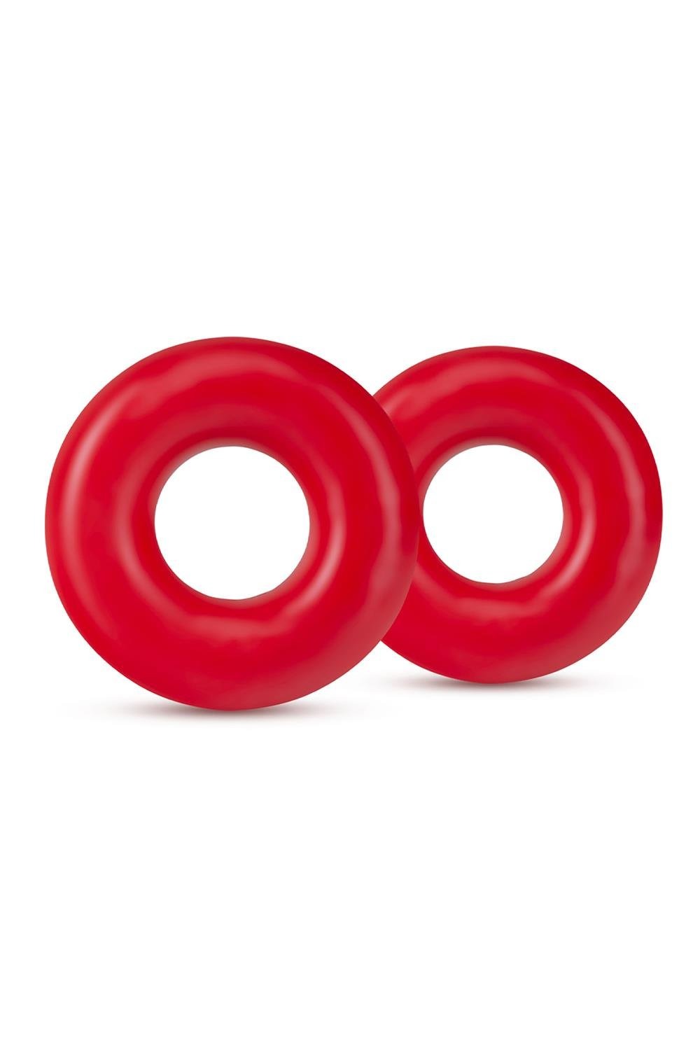 Набір ерекційних кілець Blush Stay Hard Donut Rings, червоний